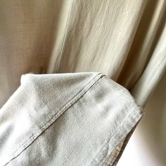 Grade + Gather Linen Mini Shift Dress in Fog Grey - NWOT - Picture 6 of 7